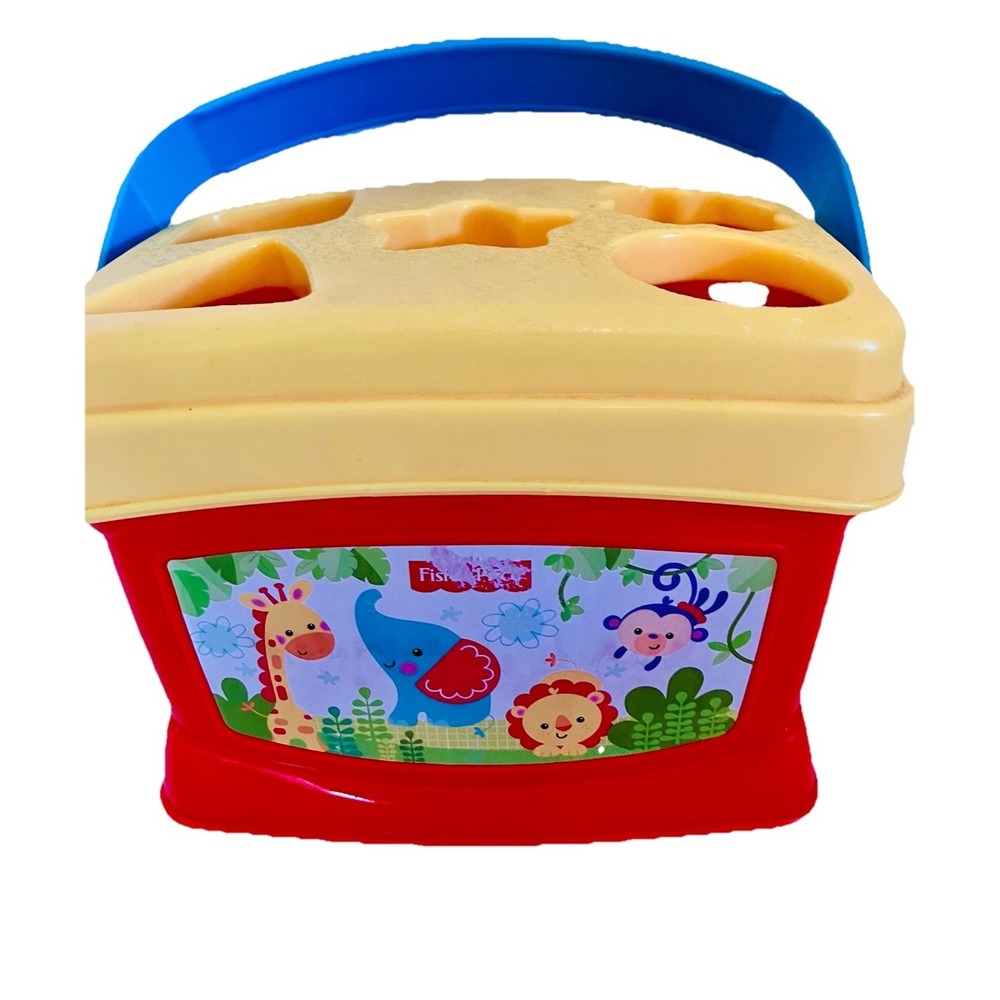 Y2k Vintage 2006‎ Fisher Price Baby's First Block Shape Sorting 10 blocks Mattel